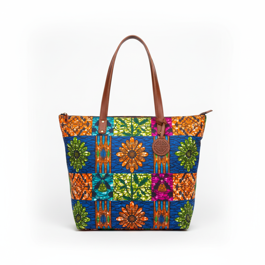 Achikrukru Ankara Tote Bag