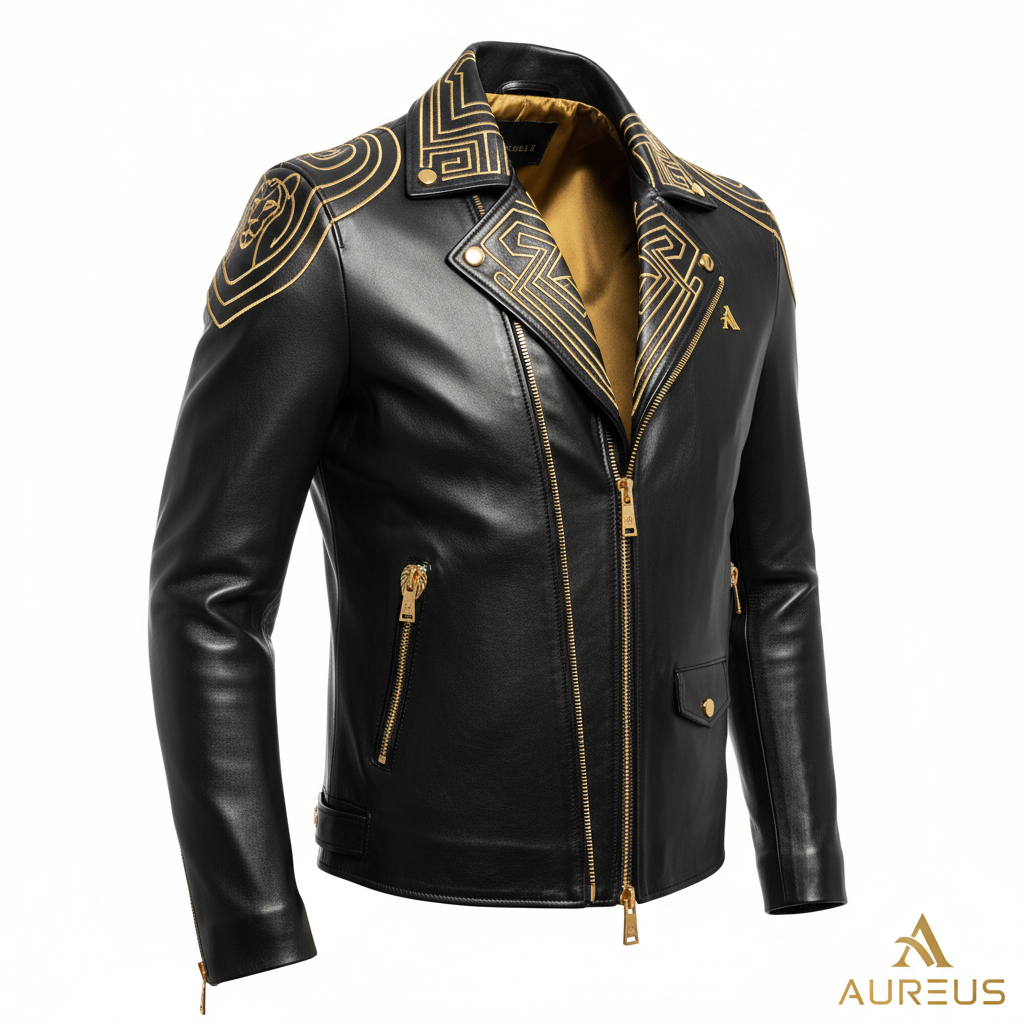 Achikrukru Signature Jacket - Premium Black with Gold Accents