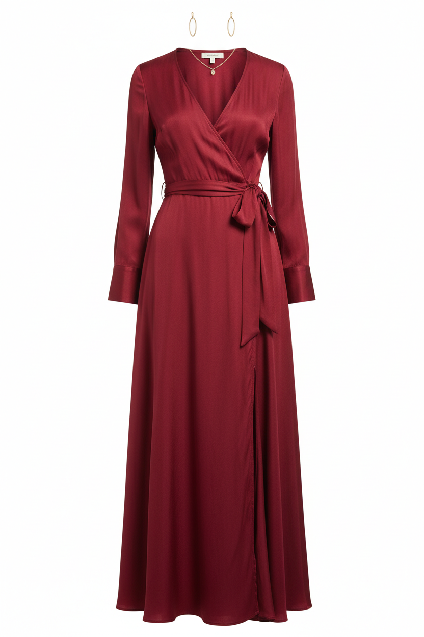 Achikrukru Classic Wrap Dress