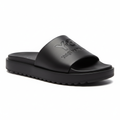 Y-3 Leather Slippers All Black