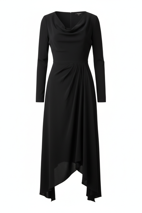 Achikrukru Classic Asymmetric Hem Dress