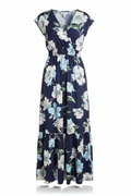 Achikrukru Classic Floral Maxi Dress