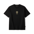 Achikrukru Street Tee - Black with Gold Print