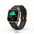 Achikrukru FitWatch Pro - Black with Gold Accents