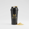 Achikrukru PowerShake Bottle - Black with Gold Logo